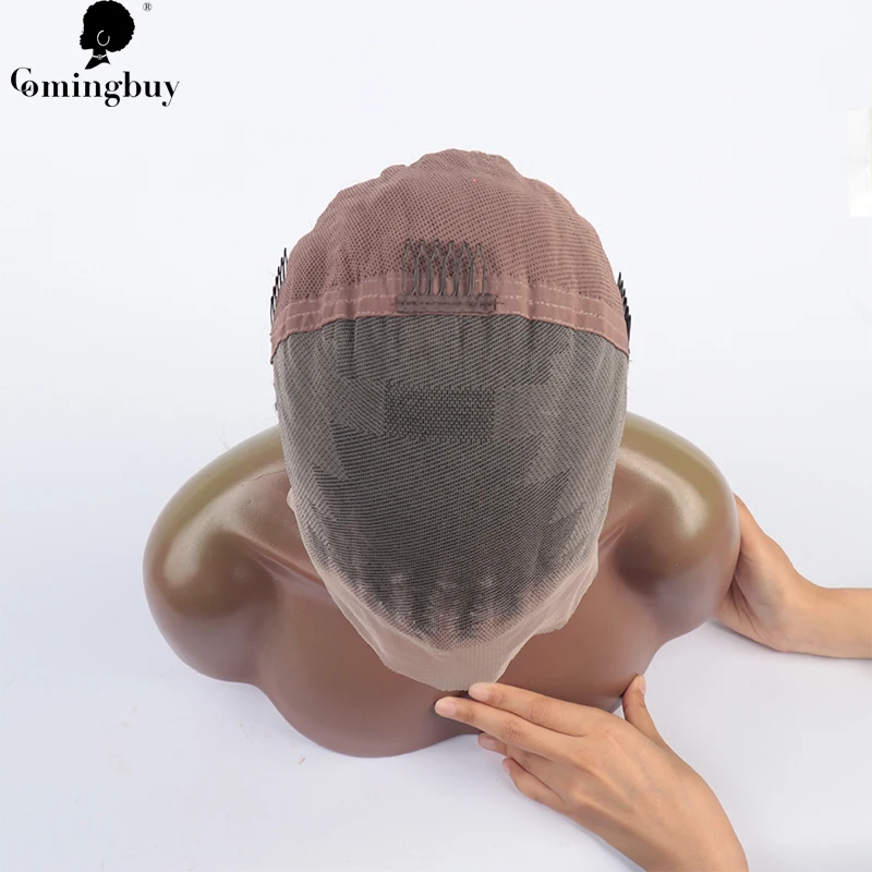 Şeffaf Tam sırma insan saçı peruk Dreadlocks Örgü Saç Peruk Brezilyalı Remy İnsan Saçı Loc Saç Örgü HD Tam Dantel Bakire