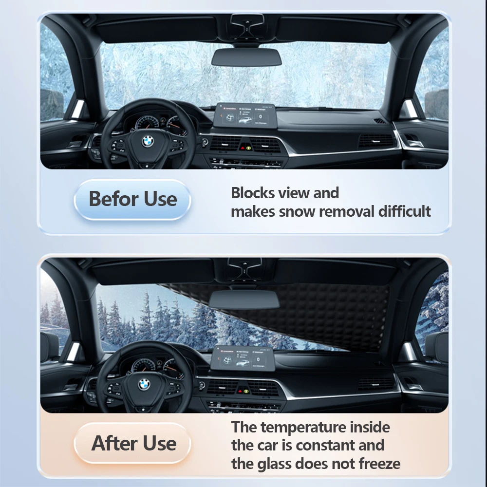Kar Örtüsü Toyota Yaris için Çapraz XP210 AC200 2020 2021 2022 2023 araç ön camı Kış Buz Protecti Kapakları Dış Aksesuarlar