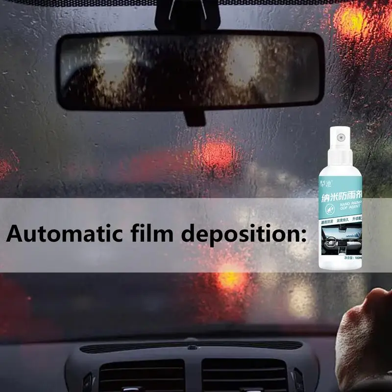 Anti Yağmur Sprey Su Geçirmez Kaplama Maddesi Araba Pencere Ve Ön Cam İçin Araba Buğu Çözücü Cam Temizleyici Sprey Çok Amaçlı Su