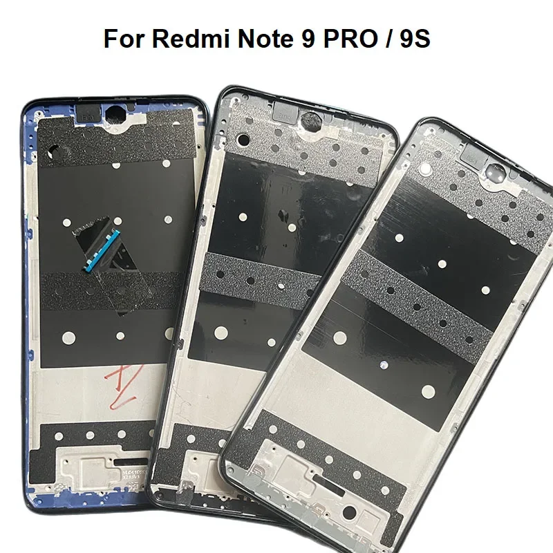 Xiaomi Redmi için Not 9 PRO Orta Çerçeve Ön Çerçeve Konut Case Arka Orta Plaka Modelleri