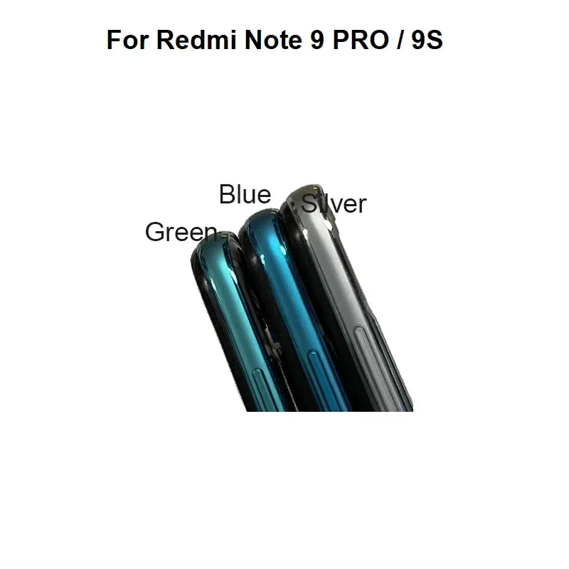Xiaomi Redmi için Not 9 PRO Orta Çerçeve Ön Çerçeve Konut Case Arka Orta Plaka Modelleri