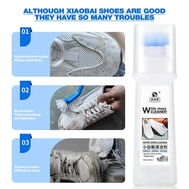 Ayakkabı Beyazlatıcı Temizleyici Beyaz Ayakkabı Cilası Sneakers İçin Lehçe Sneakers İçin Beyazlatıcı Jel Leke Çıkarıcı Temizleme Kiti