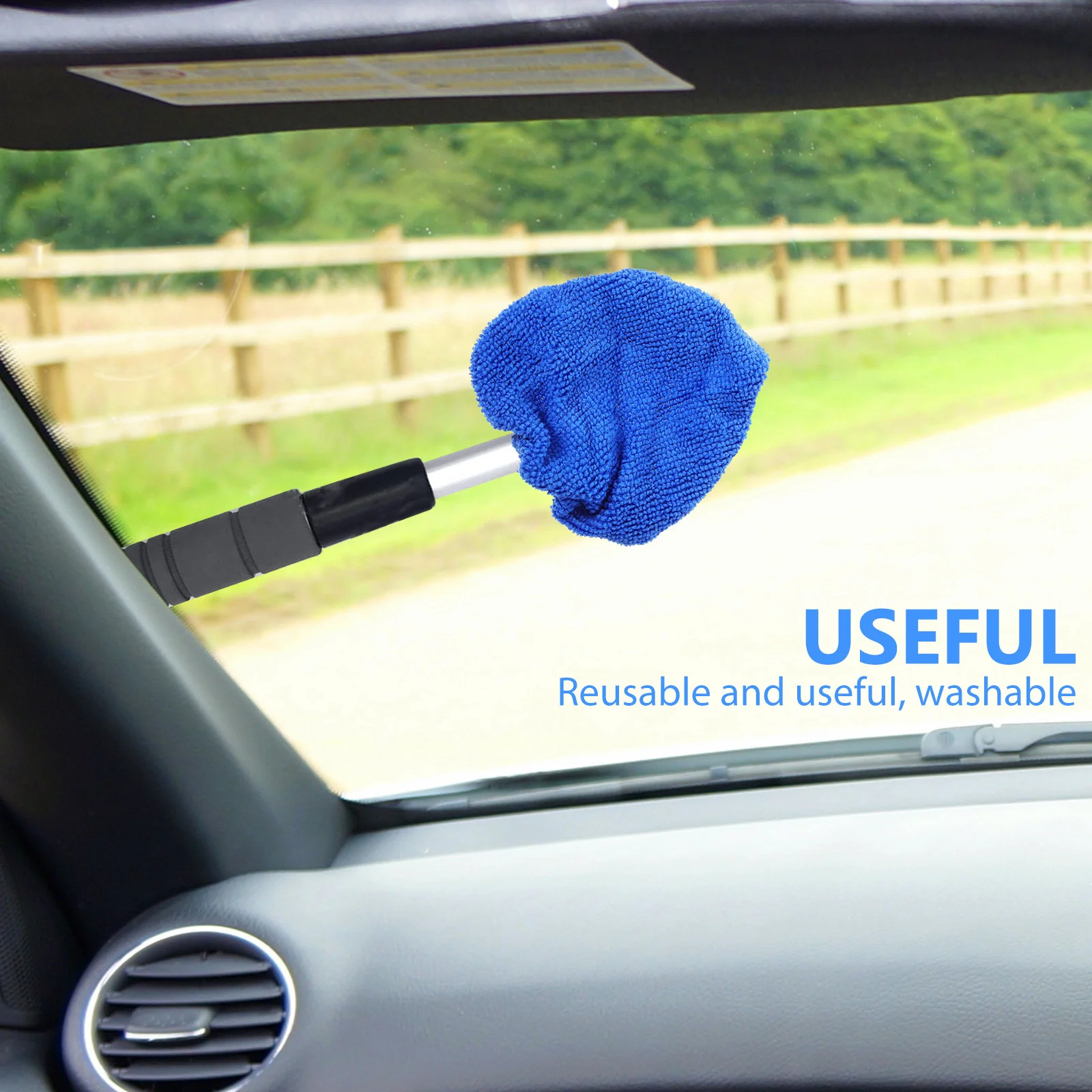 10 adet araç ön camı Temizleyici Bez Kullanımlık Bez Yıkanabilir Bez için Yedek Bez Ön Cam Temizleme Fırçası (Üçgen