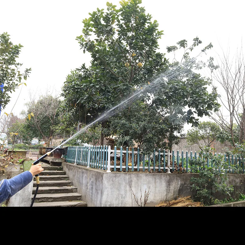 Taşınabilir Yüksek Basınçlı Su Tabancası Temizleme Araba Yıkama Makinesi Bahçe Sulama Hortumu Memesi Yağmurlama Köpük tüm bakır Su Tabancası