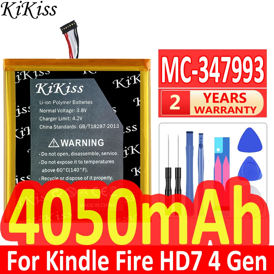 Pil İçin Amazon Kindle Yangın HDX 7/HD 7 4th 4 5th 7th Gen 2017/8