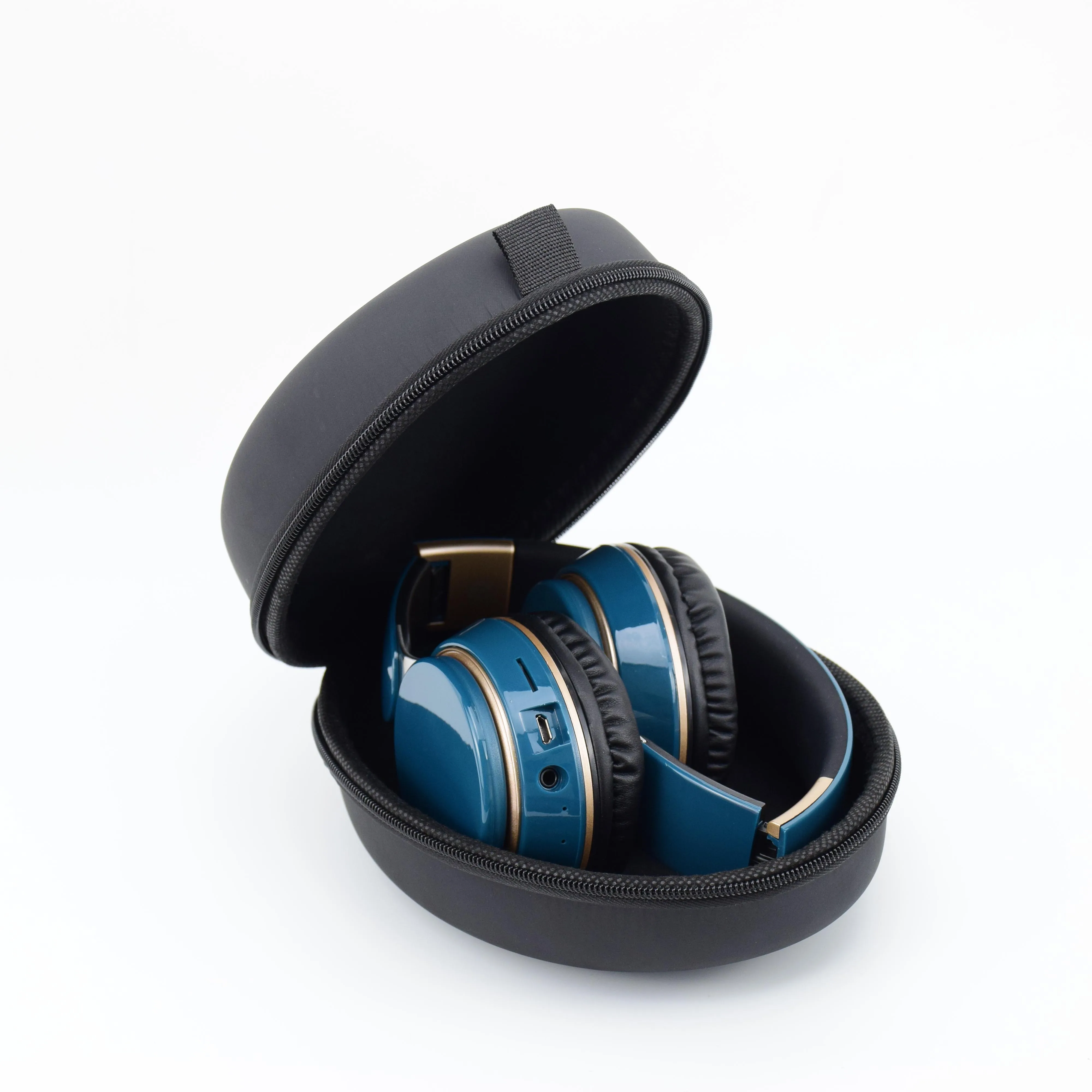 BlueWow Kulaklık Kılıfı Oval saklama çantası Siyah Dijital Şarj Kulaklık saklama çantası Sennheiser sihirli ses kulaklık