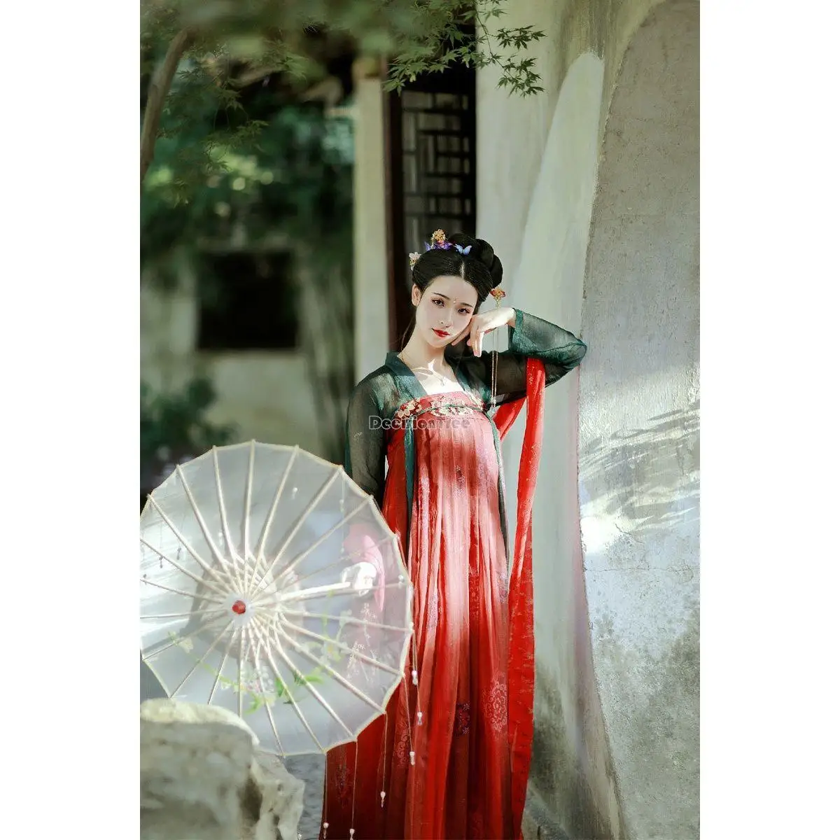2024 Çin tarzı hanfu elbise kadınlar antik oryantal geleneksel hanfu seti kadın peri ruqun hanfu cosplay kostüm kıyafet a346