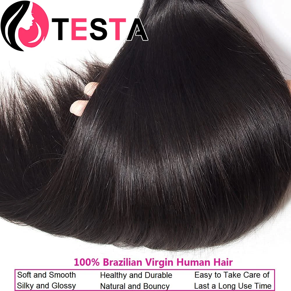 Kemik düz insan saçı Demetleri 12A Brezilyalı işlenmemiş saç Demetleri Örgü İşlenmemiş işlenmemiş insan saçı postiş Kadınlar İçin 30 İnç