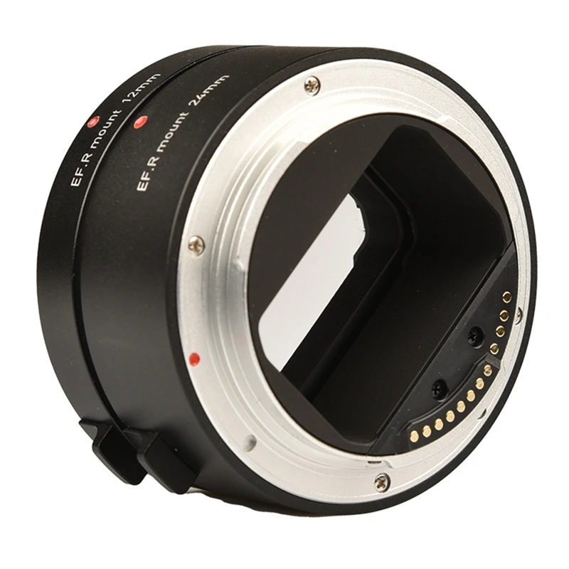 12Mm 24Mm Elektronik Otomatik Odaklama Makro Uzatma Tüpü canon için lens adaptör halkası Eosr R5 R6 EOSRP RF Dağı Kamera