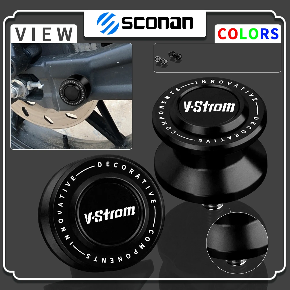 Suzukı için V-STROM V-STROM650 Vstrom 650 V STROM 650 Motosiklet Aksesuarları Biriktirme Slider Standı Salınım Kolu Çerçeve Vida 8mm