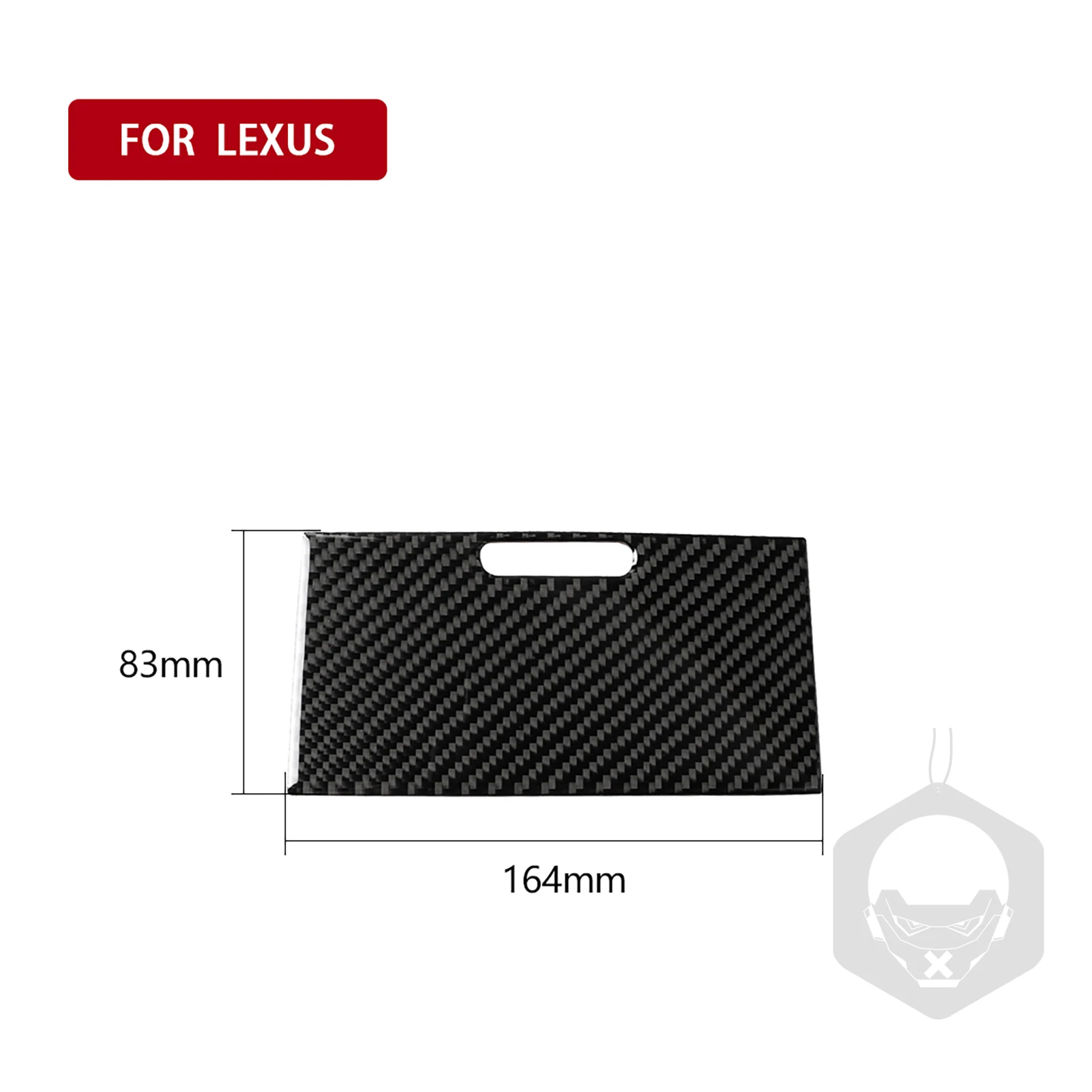 Lexus için IS250 300 350C 2006-2012 Karbon Fiber Araba Çıkartması Oto İç Çakmak Paneli Kapak Trim Şerit Aksesuarları