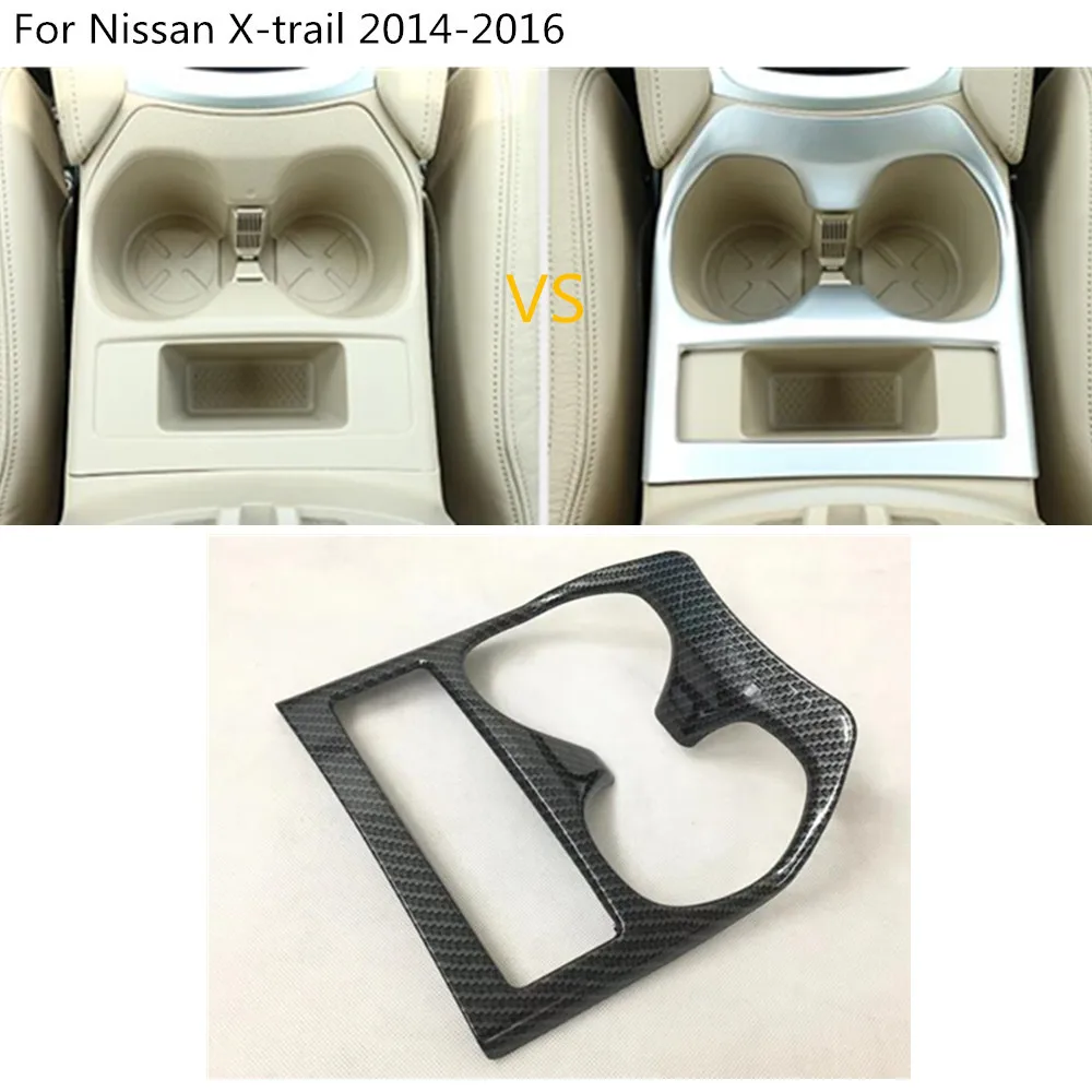 Araba Orta Sopa İç El Freni Vites Topuzu Durak Fincan Anahtarı Çerçeve Trim Lambası Nissan X-Trail Xtrail İçin T32 / Rogue 2014 2015 2016