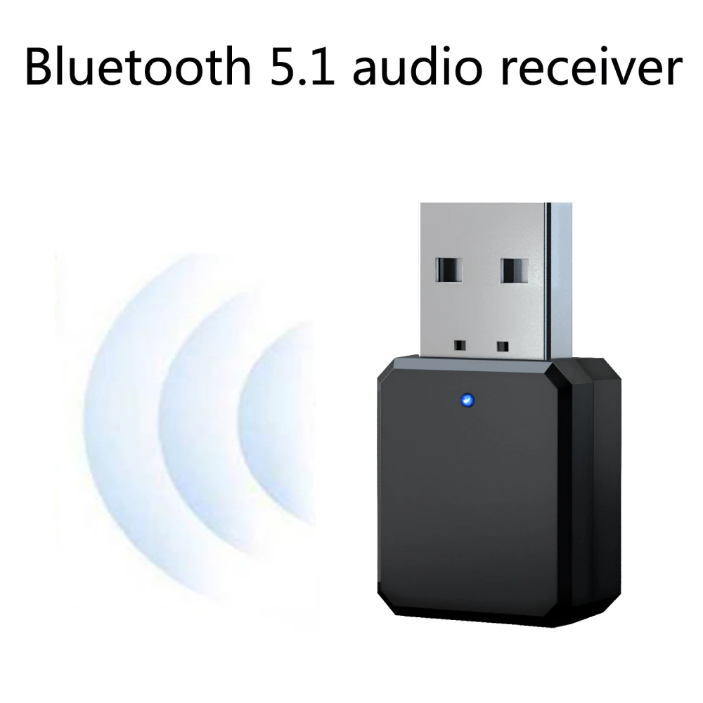 1 ~ 5 ADET bluetooth uyumlu 5.1 Ses Alıcısı Çift Çıkışlı AUX USB Stereo Araba Eller Serbest Çağrı Dahili mikrofon YENİ