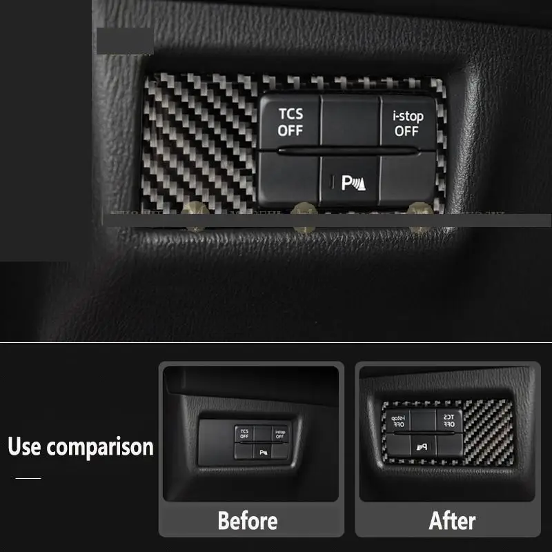 Toyota Land Cruiser 2016 için-2021Car iç karbon fiber film 5D PET Merkezi konsol Anti çizilmeye dayanıklı film Aksesuarları tamir