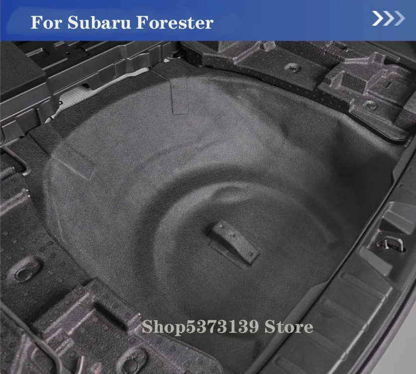 Subaru Forester / Outback 2019-2023 Yedek Lastik Kutusu Ses Yalıtımı Pamuk Gövde ısı Yalıtımı Köpük Alev Gürültü Azaltma Z