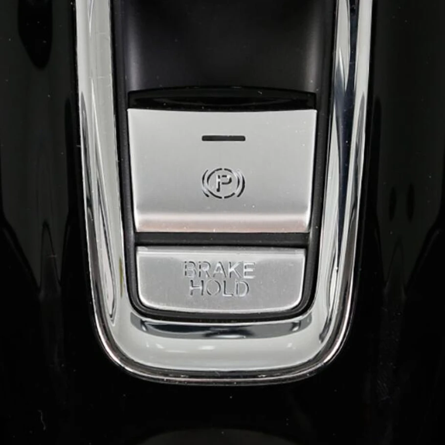 Araba Styling Elektronik El Freni Düğmeler Pullu Dekorasyon Paneli Kapak Trim Fit Honda Vezel İçin HR-V 2014-2020 Aksesuarları