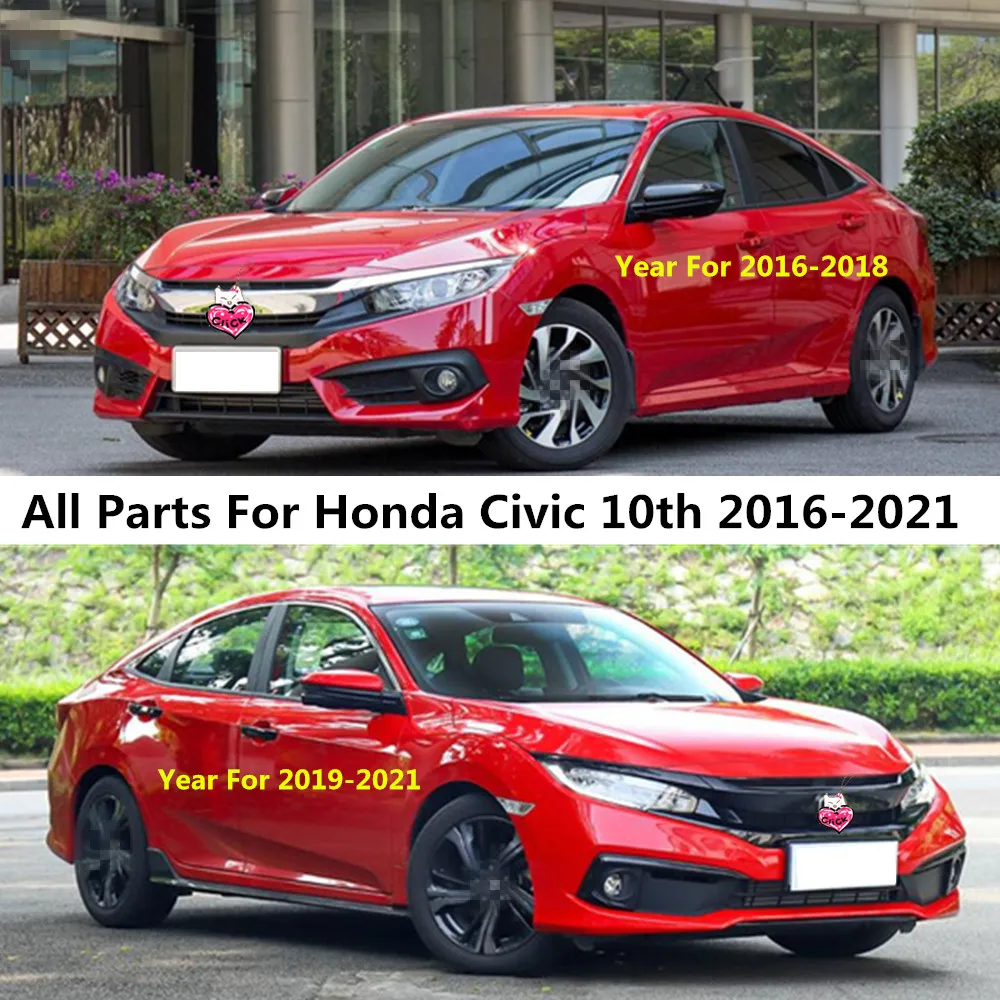 Araba Merkezi Konsol Co-pilot saklama kutusu Şerit Trim Aksesuarları Dekor Sequins Honda Civic 10th 2016 2017 2018 2019 2020 2021