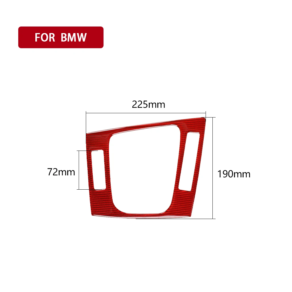 BMW 3 Serisi için E46 1998-2005 Oto İç Aksesuarları Karbon fiber Araba Merkezi Kontrol panel dekorasyon Kapak Trim Sticker