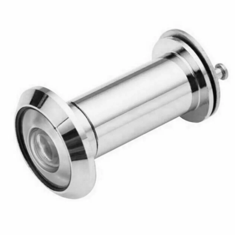 Kapı Peephole Görüntüleyici ile 220 Derece Geniş Açı Göz Sight Delik Cam Lens Metal Konut için Tasarlanmış 50 75mm Kapı