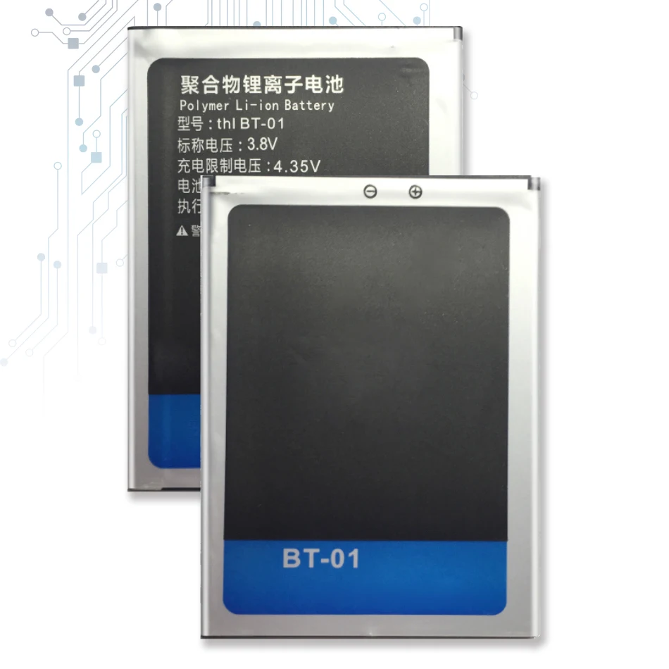 Yedek Li-polimer pil BT-01 BT01 THL T100 T100S T11 2700mAh şarj edilebilir mobil Batteria