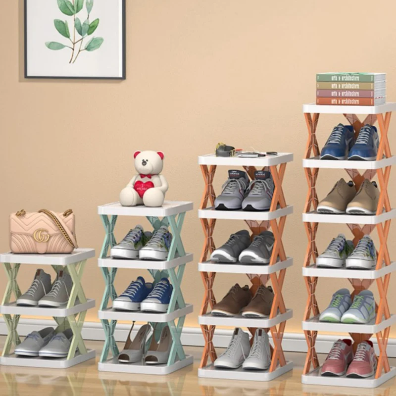 Çıkarılabilir İstiflenebilir ayakkabı Rafı Çok Katmanlı Ayakkabı Depolama Organizatör Yerden Tasarruf Sağlayan ayakkabı rafı Plastik Ayakkabı Dolapları Ev Gereçleri