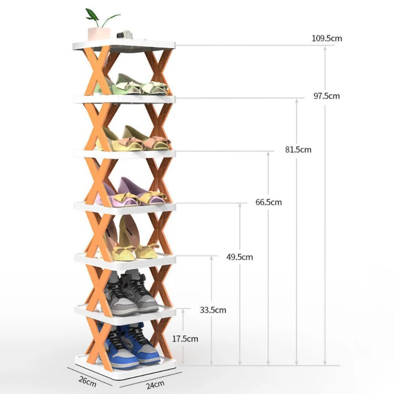 Çıkarılabilir İstiflenebilir ayakkabı Rafı Çok Katmanlı Ayakkabı Depolama Organizatör Yerden Tasarruf Sağlayan ayakkabı rafı Plastik Ayakkabı Dolapları Ev Gereçleri