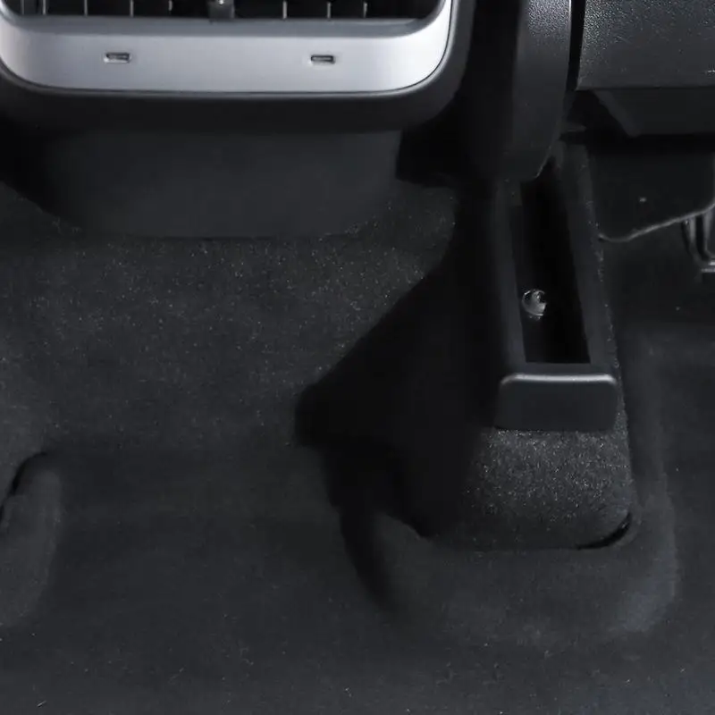 Koltuk Slayt Anti-Kick Fiş Araba Modifiye Arka Koltuk Slayt Ray Anti-Kick Yumuşak Kauçuk Fiş T Esla Model Y Model 3
