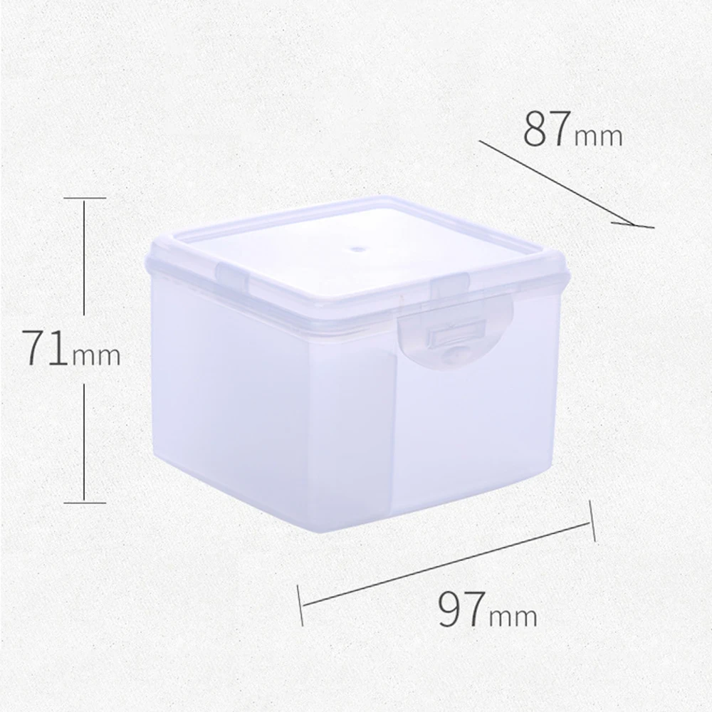 Şeffaf plastik saklama kabı Şeffaf mücevher kutusu Dayanıklı ambalaj kutusu Mini Kutular Basit Muhtelif saklama kutusu Masa Depolama Ürünleri