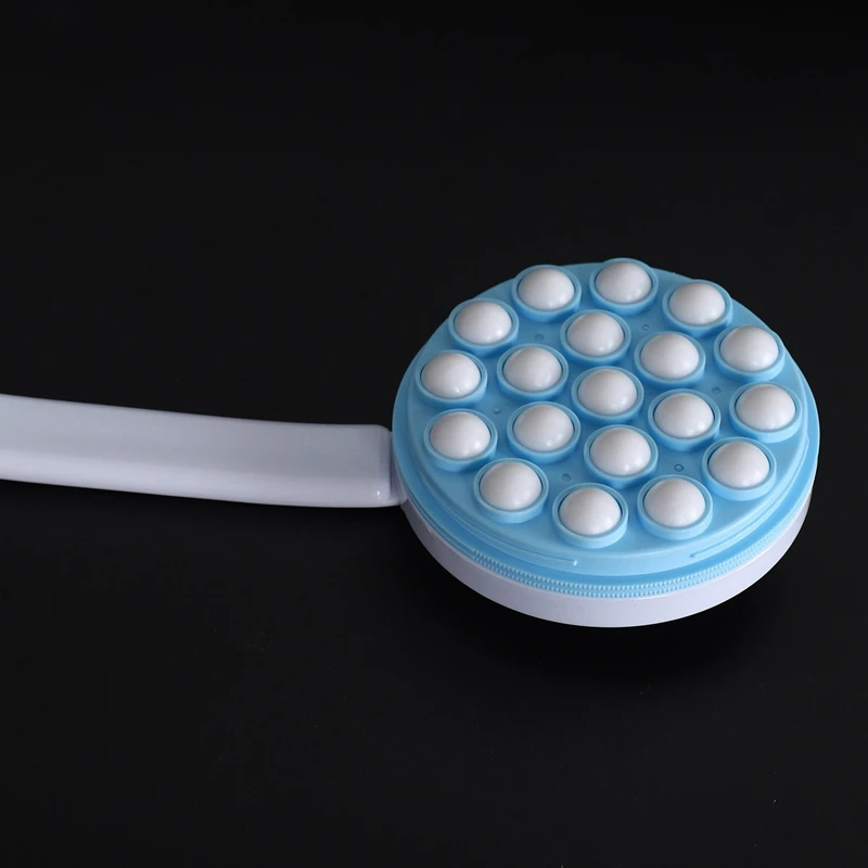 3X Uzun Saplı Losyon Yağı Kremi Aplikatör Kafa Vücut Bacak Geri Banyo Fırçası Fırçalayın Masaj Duş Sürtünme Fırçası