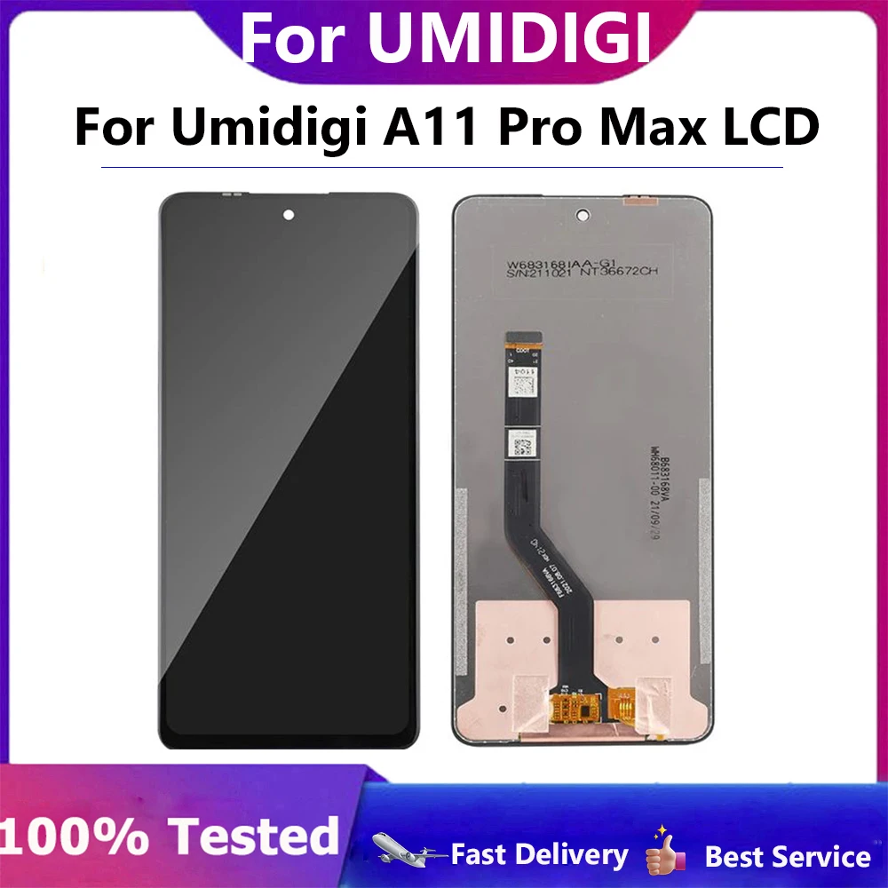 Yüksek Kalite UMIDIGI A11 Pro Max lcd ekran + dokunmatik ekran digitizer UMIDIGI A11Pro Max lcd telefon ekranı Değiştirme