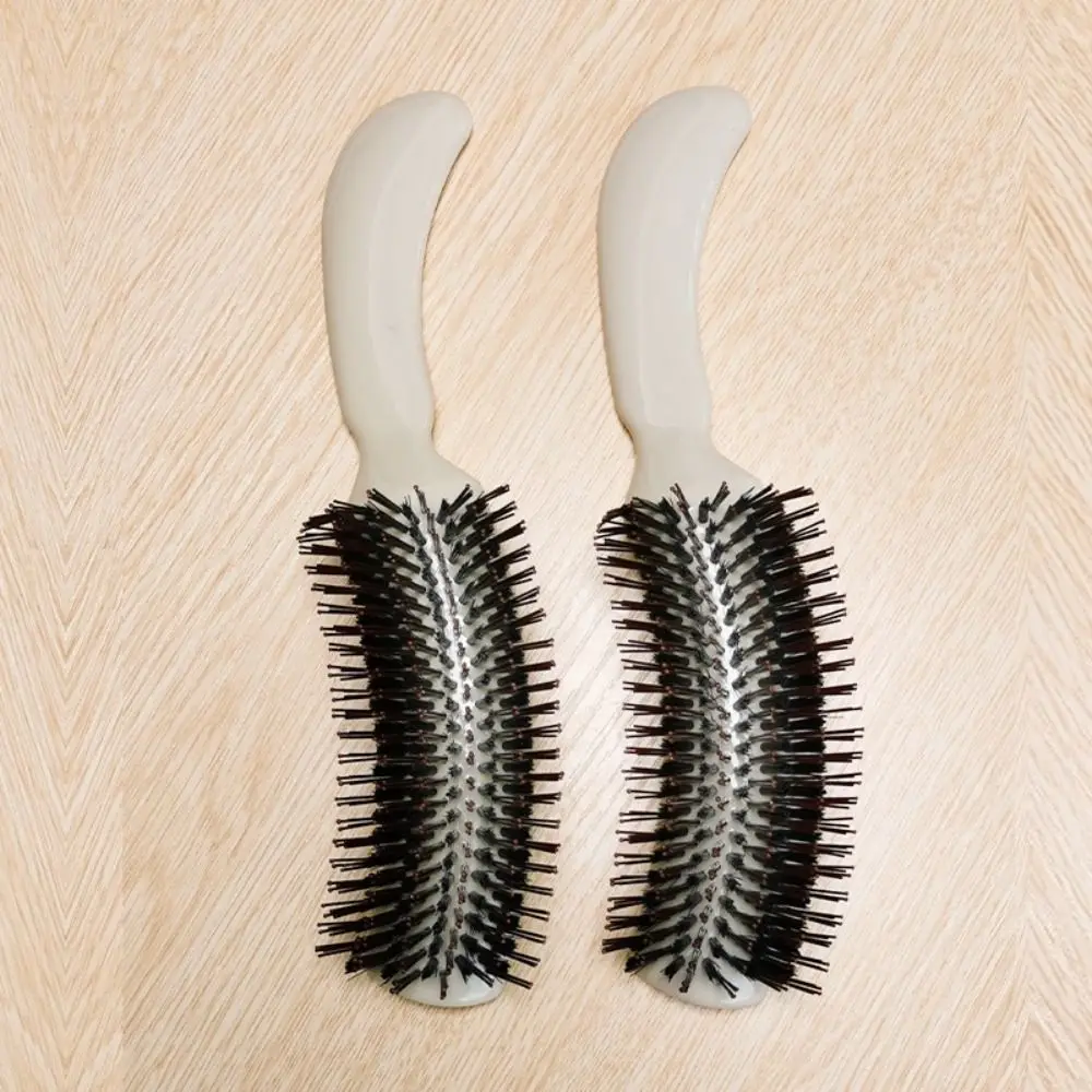 Plastik Kafa Derisi Masaj Kabarık Kuaförlük Tarak Brosse kaymaz Profesyonel S şeklinde Tarak Yumuşak Dayanıklı Bukle Saç Fırçası Salon