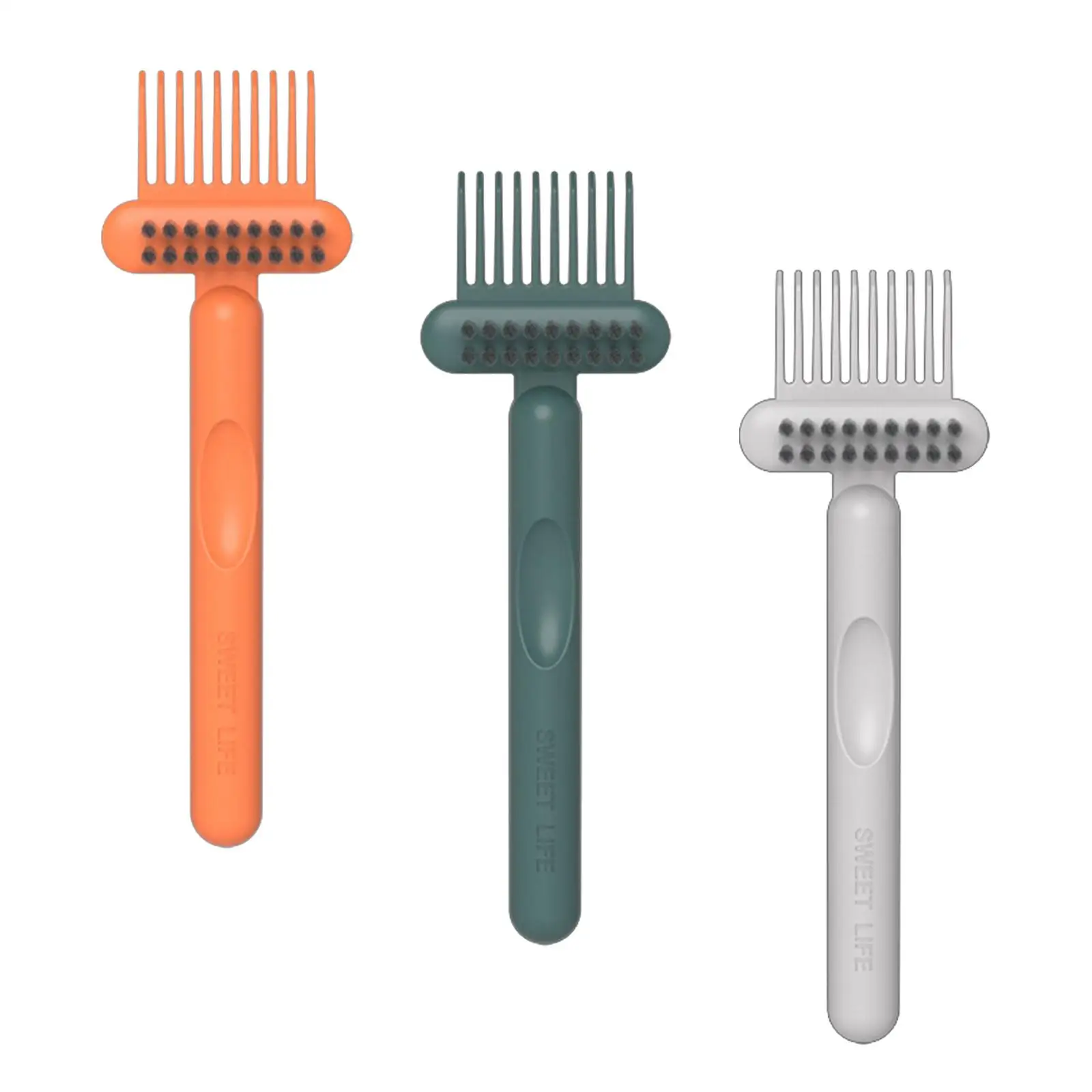2 in 1 Saç Fırçası Temizleme Aracı Taşınabilir Anti Kayma Kolu Saç Fırçası Temizleyici