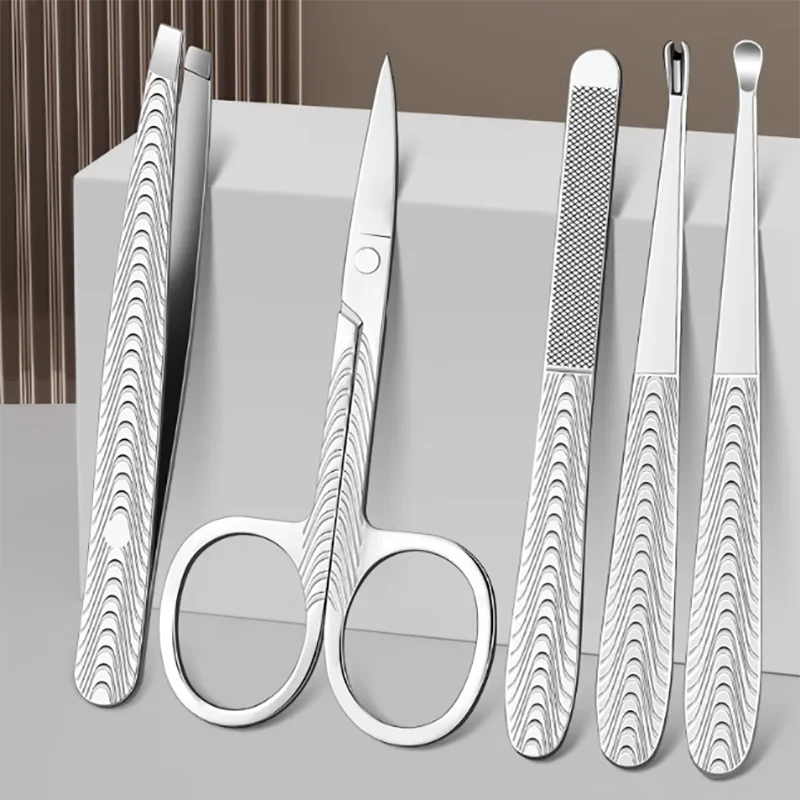 Çok parçalı tırnak makası seti, ev high-end tırnak makası, erkekler ve kadınlar için pedikür bıçakları, taşınabilir tırnak makası