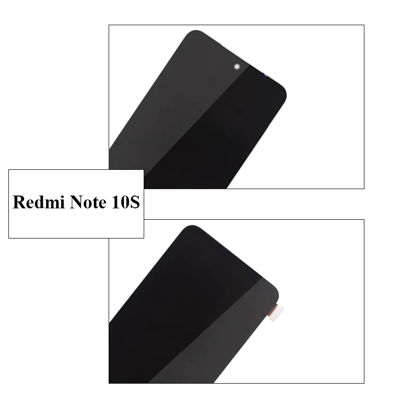 Xiaomi Redmi için Not 10S Ekran Dokunmatik Digitizer Meclisi M2101K7BG M2101K7BI M2101K7BL LCD