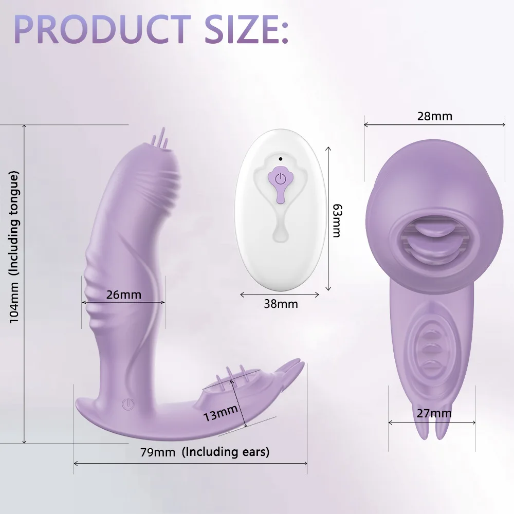10 Frekans Modları Klitoral Çift Yalama Vibratörler G-Spot Yumuşak Silikon Dil Uyarıcı Seks Oyuncakları Yetişkin Mastürbasyon Oyuncak