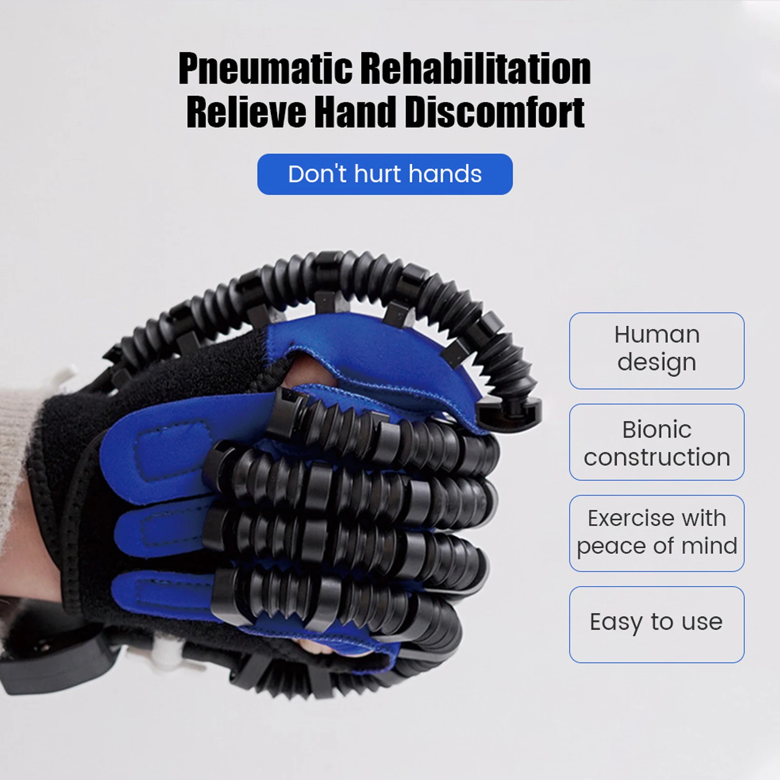 Rehabilitasyon Robot Eldiven El Cihazı Parmak Eğitim masaj eldiveni Zamanlı Hemipleji Rehabilitasyon El Fonksiyonu Kurtarma