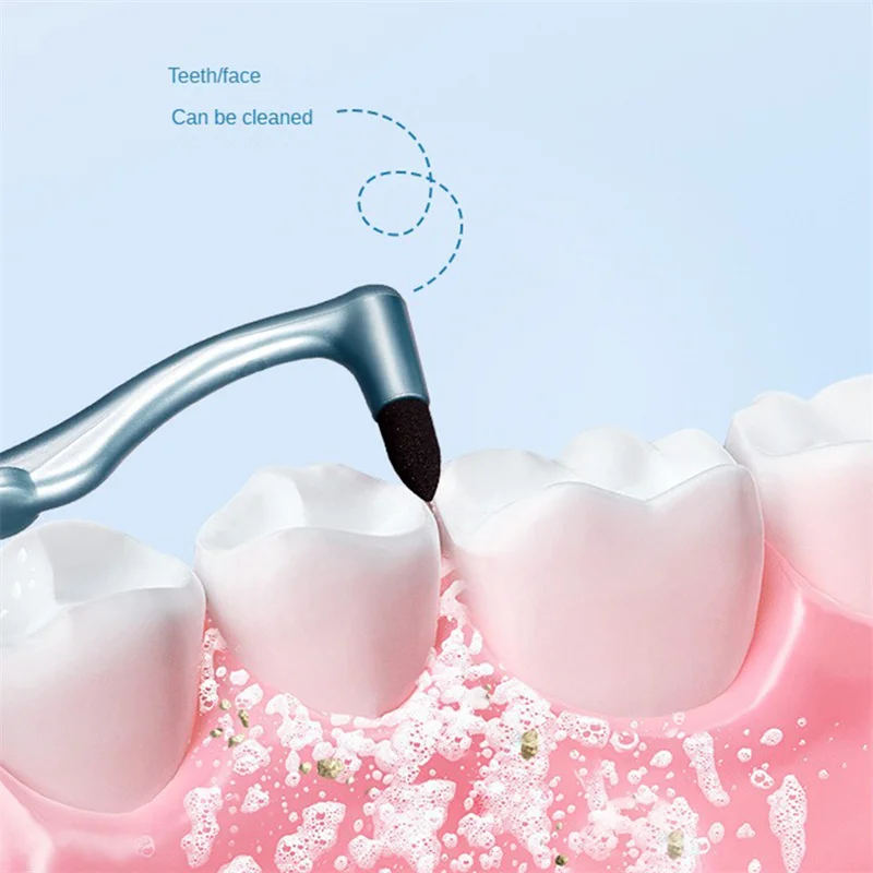 GECOMO Diş Leke Temizleme Fırçası Derin Temizler Sakız Ağız Zarar Vermez Diş Kaldırmak için Calculus Taşınabilir Diş Temizleyici