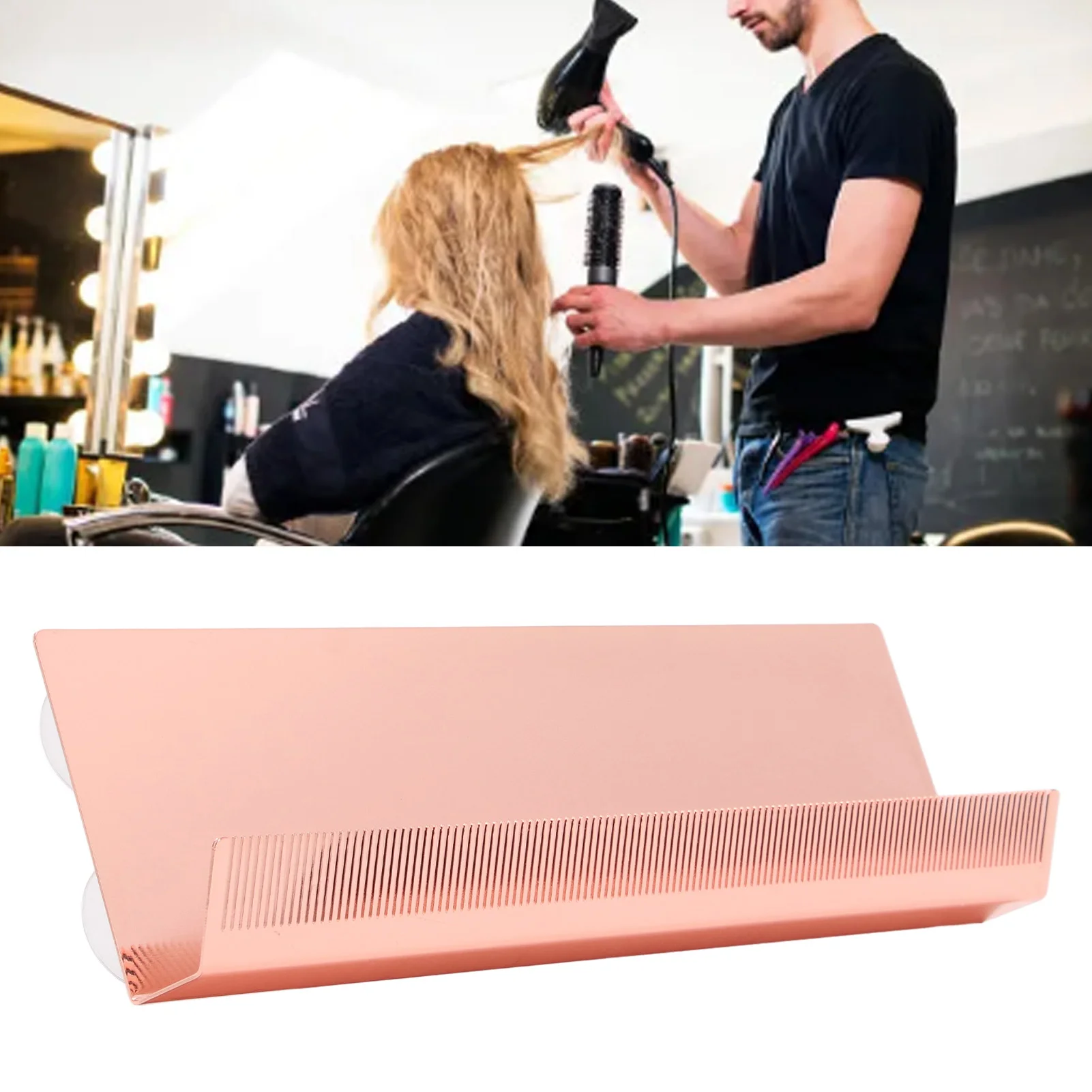 Saç Uzatma Tutucu Ekran Standı Paslanmaz Çelik Saç Boyama Şekillendirici Ekran Braketi Ev Salon İçin