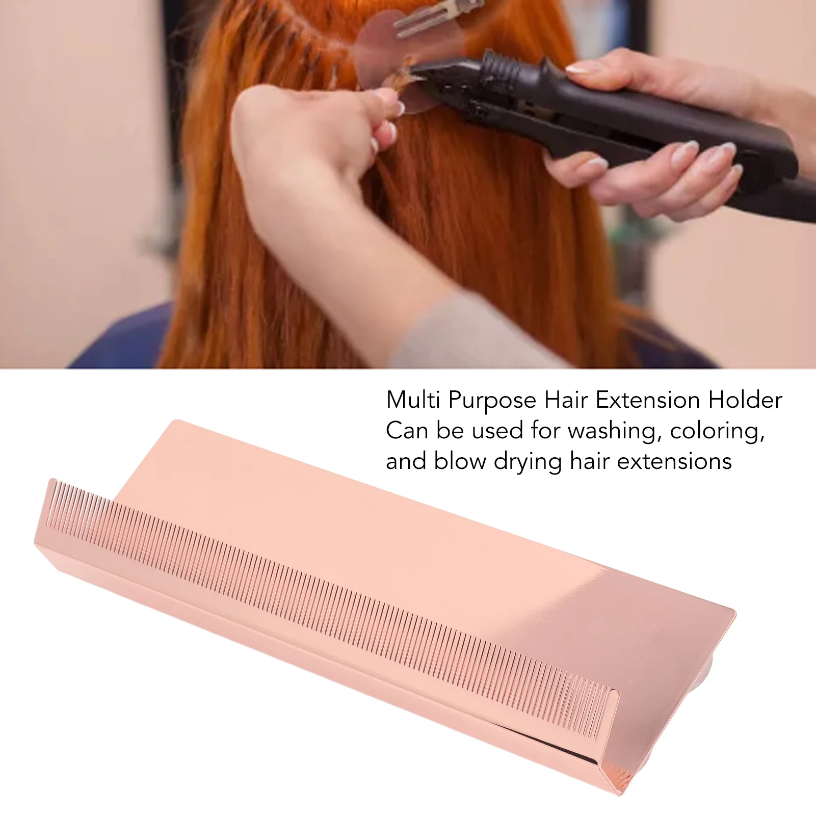 Saç Uzatma Tutucu Ekran Standı Paslanmaz Çelik Saç Boyama Şekillendirici Ekran Braketi Ev Salon İçin
