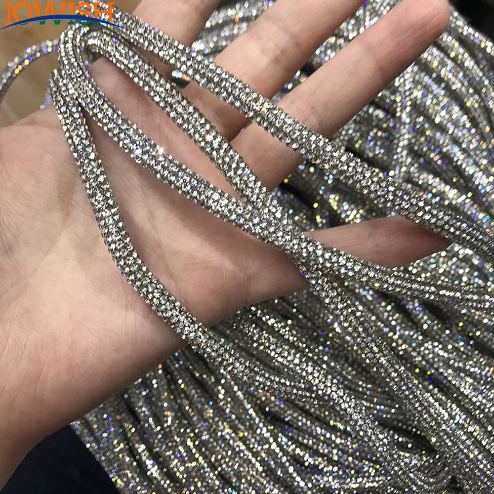138 cm Uzun Rhinestone Giyim İpli Kordon Metal İpuçları ile Kristal Rhinestone Hoodie Dantel Halat Parayla Çanta