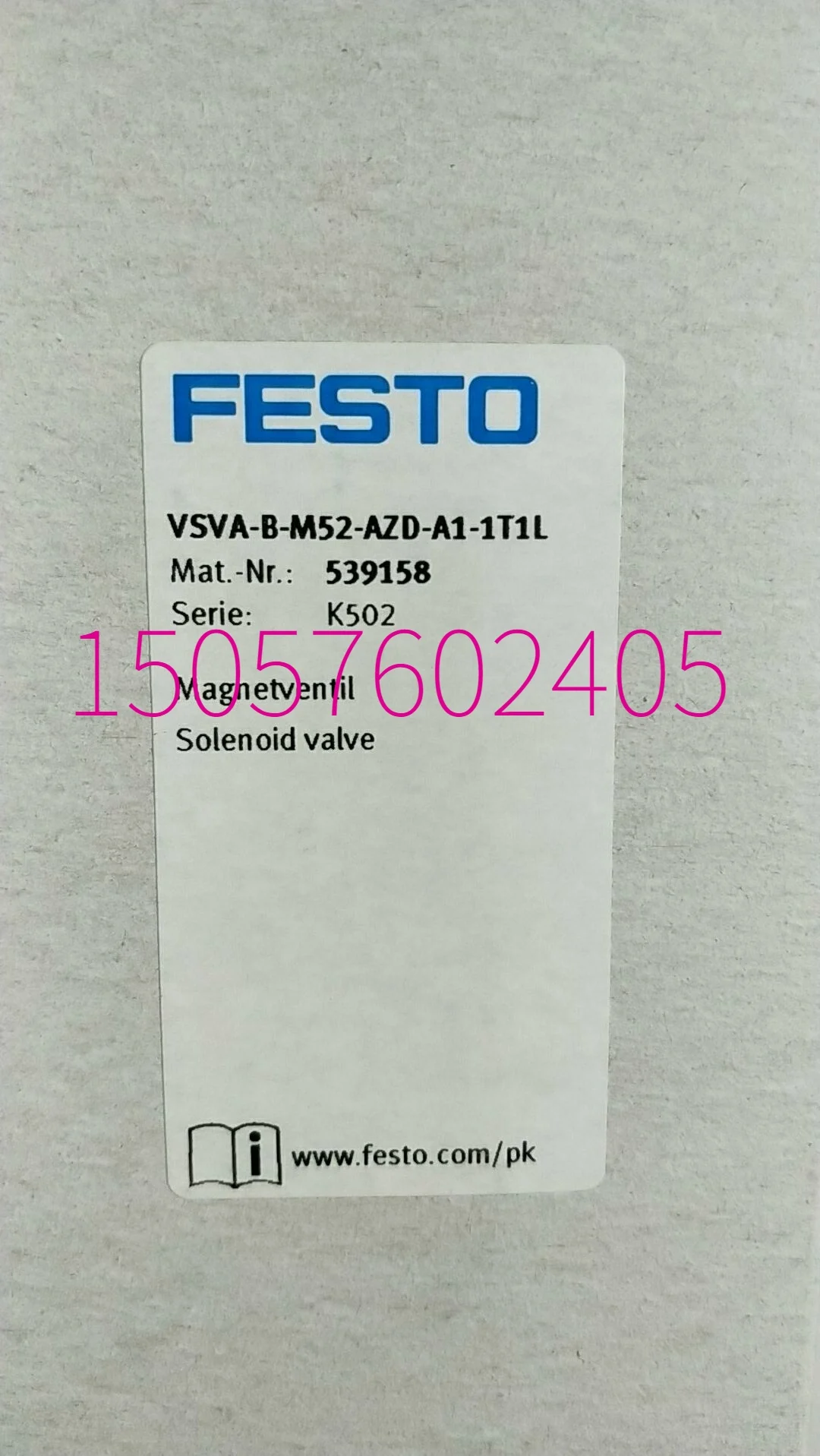 Festo FESTO Basınç Düşürücü Valf LRMA-1/4-QS - 6 %153492 Orijinal Stok
