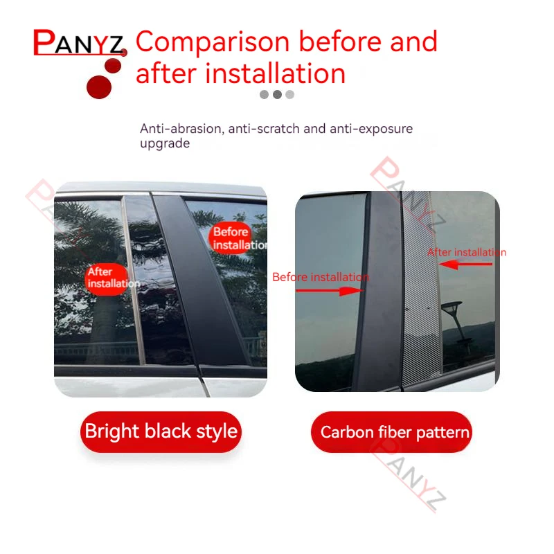 Araba Pencere Pillar Mesajları kapı pervazı Kapak Çıkartmaları Çıkartması Nissan Sentra 2020 için 2021 2022 Dış Aksesuarlar Oto Styling