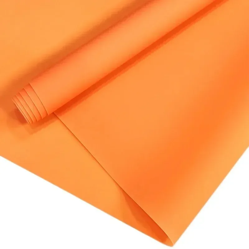 30x135cm Jöle PVC Vinil Rulo Yumuşak Düz Renkli Pürüzsüz Su Geçirmez PVC Kumaş Mat saç fiyonkları Takı Çanta Yapımı 0.5 mm