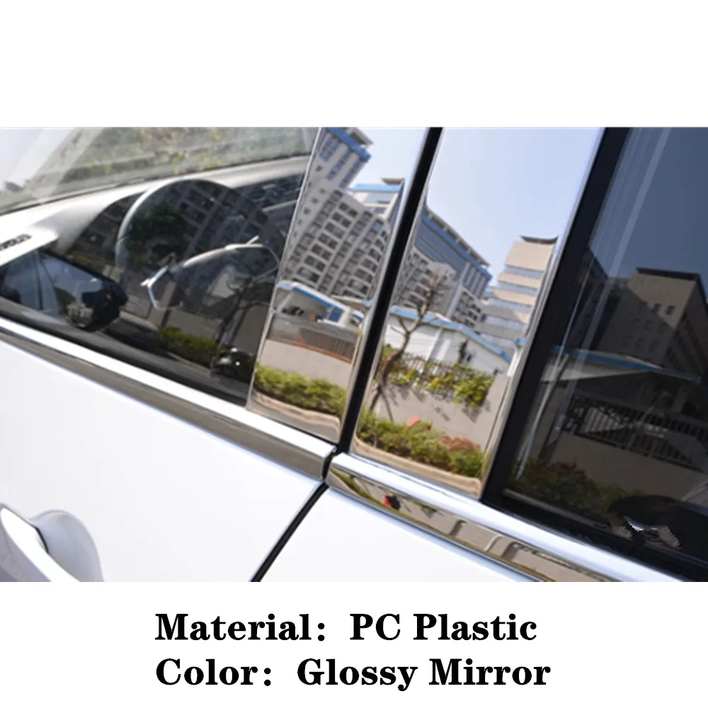 Renault için XM3 Latitude 2011 2012 2013 2014-2024 Araba TPU/Parlak Ayna Pillar Sonrası Kapak kapı pervazı Pencere Kalıplama Etiket