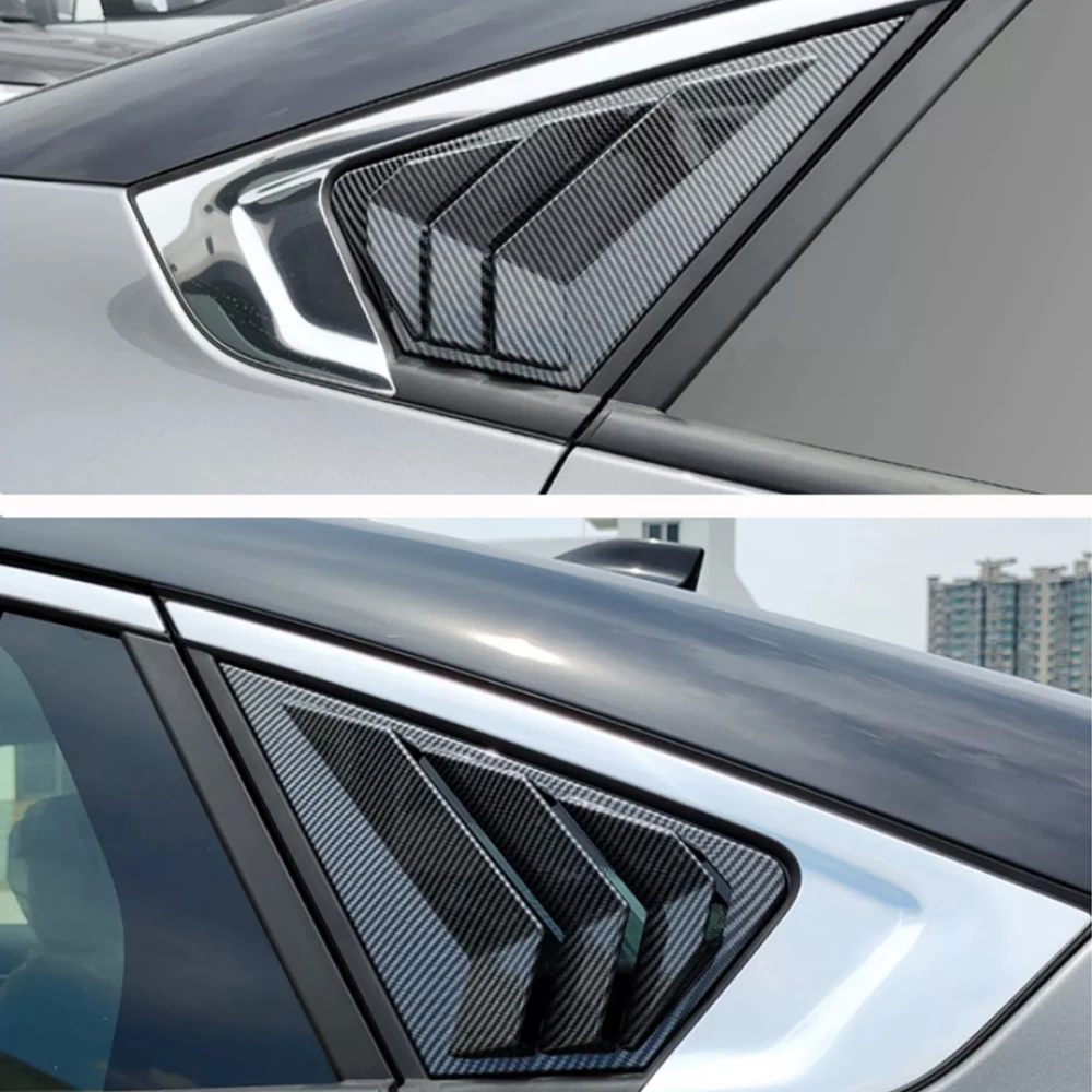 Araba Arka Panjur Pencere Çeyrek Yan Panjur Kapağı Trim Sticker Havalandırma Kepçe Ford Mondeo Fusion 2022 2023 İçin