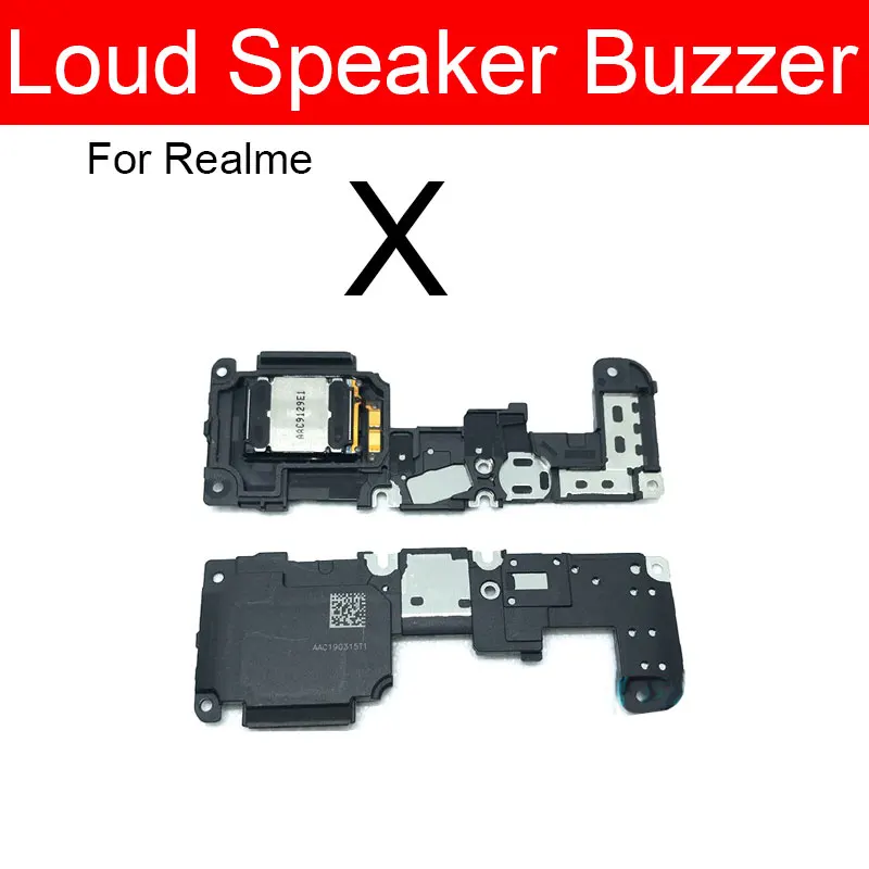 Hoparlör Buzzer Zil Realme İçin X X2 X3 X7 X50 Pro 5G V3 V5 V11 V13 V15 Yüksek Sesle Hoparlör Buzzer Ringer Flex Kablo Onarım Bölümü