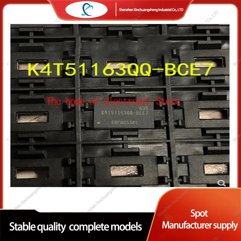 5 ADET K4T51163QQ-BCE7 DDR2 Bellek Granül Çip 32 M X 16 512 mb