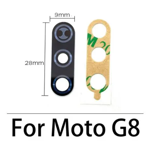 50 Adet, kamera Cam Motorola Moto Z4 Z3 E6 E7 G8 G9 Artı Oyun Arka Arka Kamera cam Lens Yapıştırıcı İle
