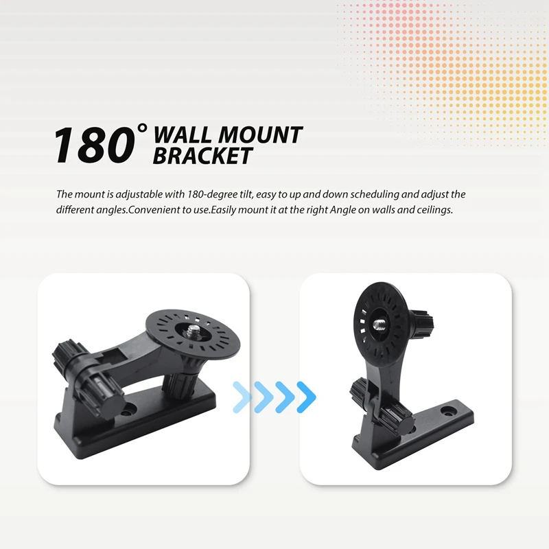 BAAY Duvar Montaj Braketi Kamera Depolama Standı Tutucu 180 Derece Ayarlanabilir Bulut Kamera İçin 291 Serisi Wifi Ev Güvenlik Kamera