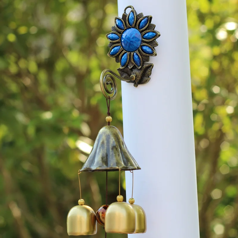 Rüzgar Çanları Açık Dekoratif Rüzgar Çanları Bronz Çan Aeolian Bells Ev Dekor El Sanatları Hediye